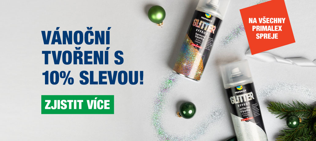 Banner - Primalex spreje s 10% slevou - Dumbarev