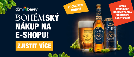 Banner - Pivo Bohem k nakupu